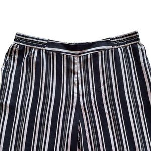 Womens Casual Pants Classic XL Navy Blue and White Stripe Ladies Pants